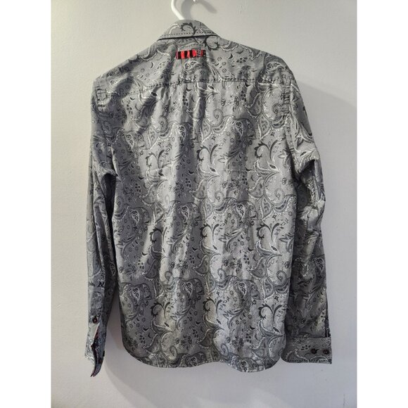 Au Noir Long Sleeves Shirt Size 3 Gray Pre-Owned - Picture 3 of 7